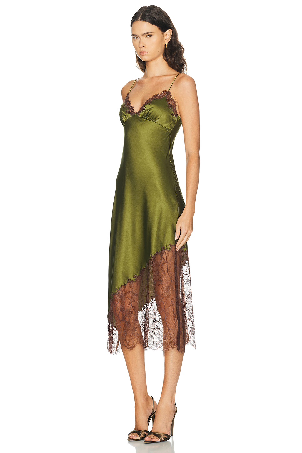 Lara Silk Satin Slip Dress with Adjustable Straps