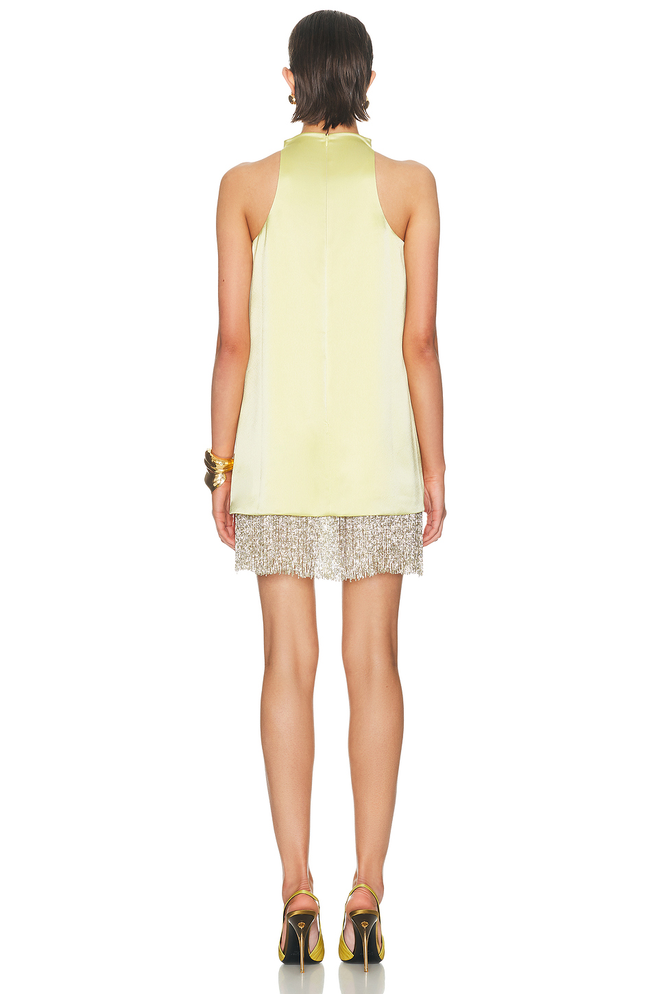 Daniella Rhinestone Fringe Cocktail Dress