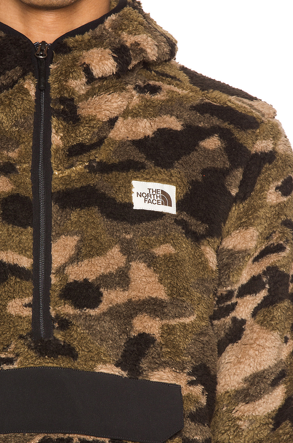 campshire pullover hoodie in burnt olive green ponderosa pine