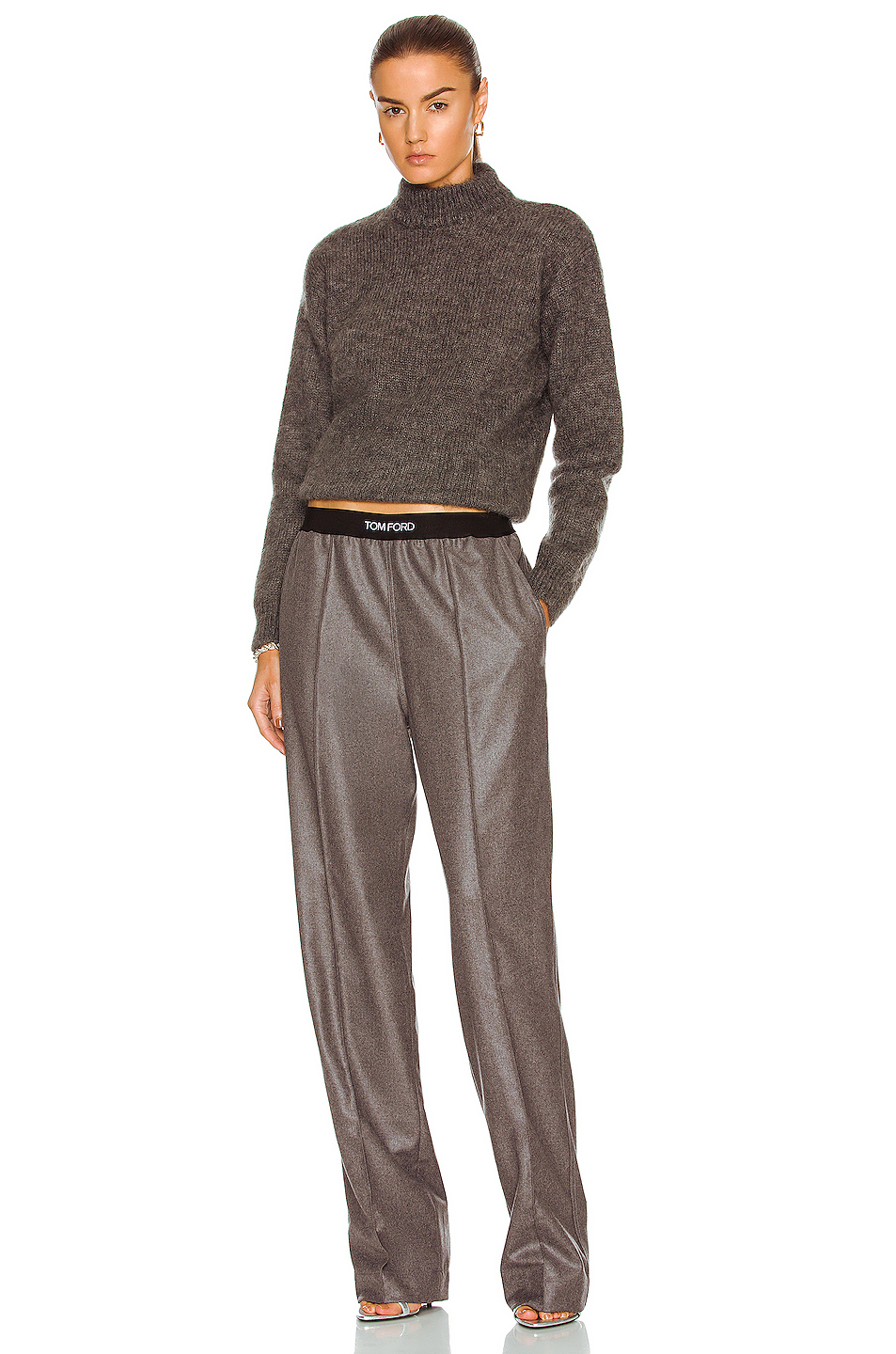 image 4 of tom ford cashmere tailored pj pant in grey &amp