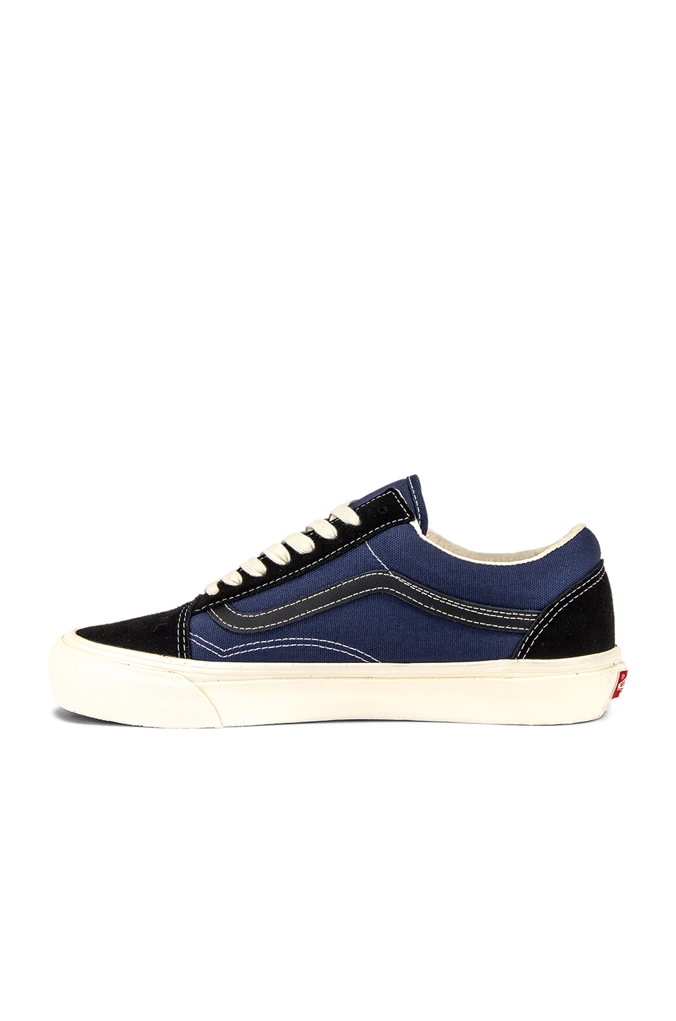 image 5 of vans vault og old skool lx in black & insignia blue
