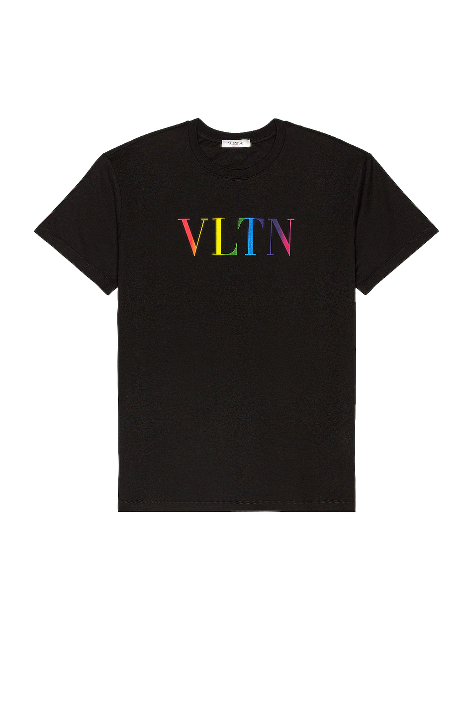 image 1 of valentino logo tee in black