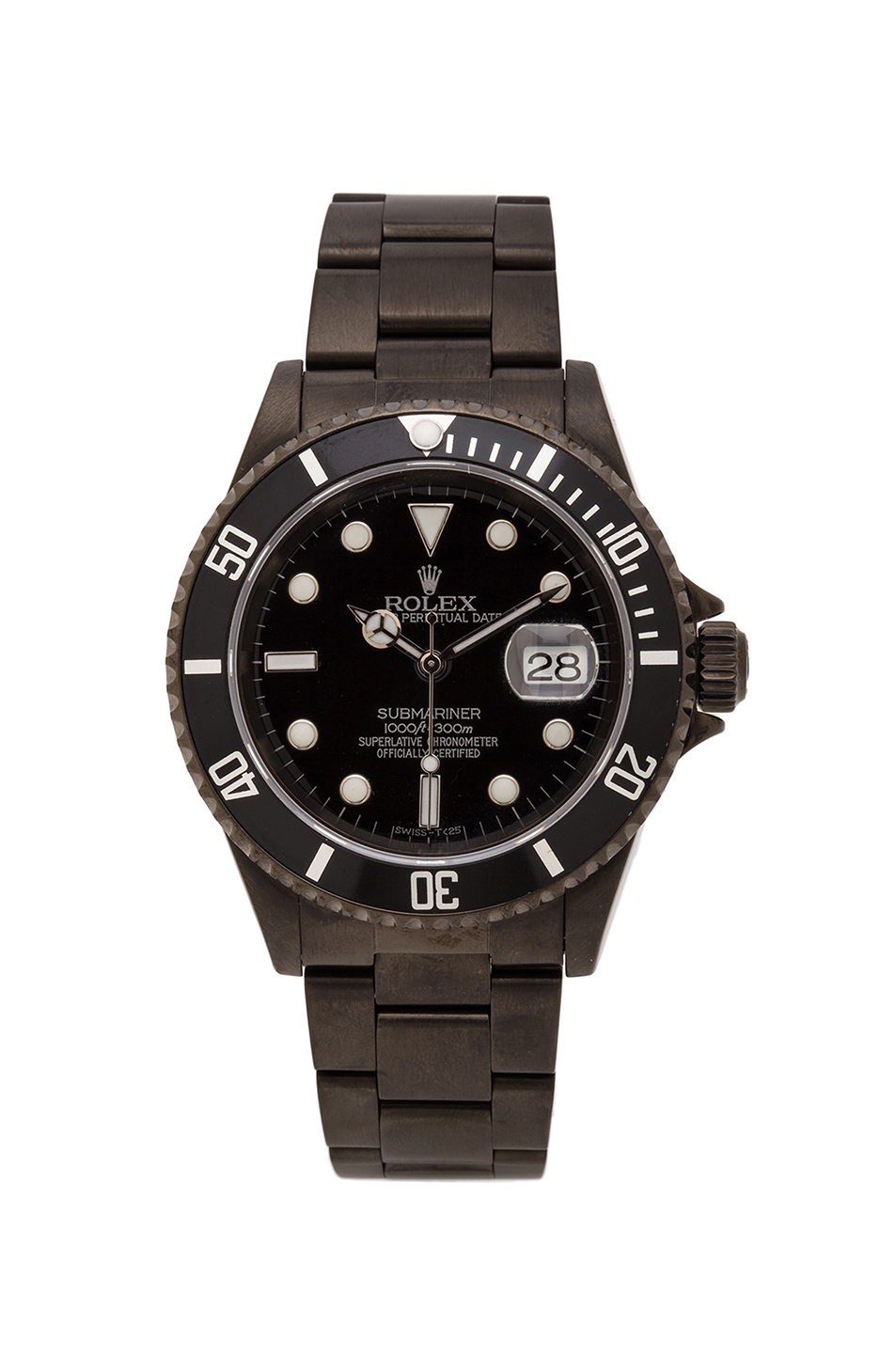 vintage rolex 定制真空镀膜潜水艇款 – 黑色 | fwrd