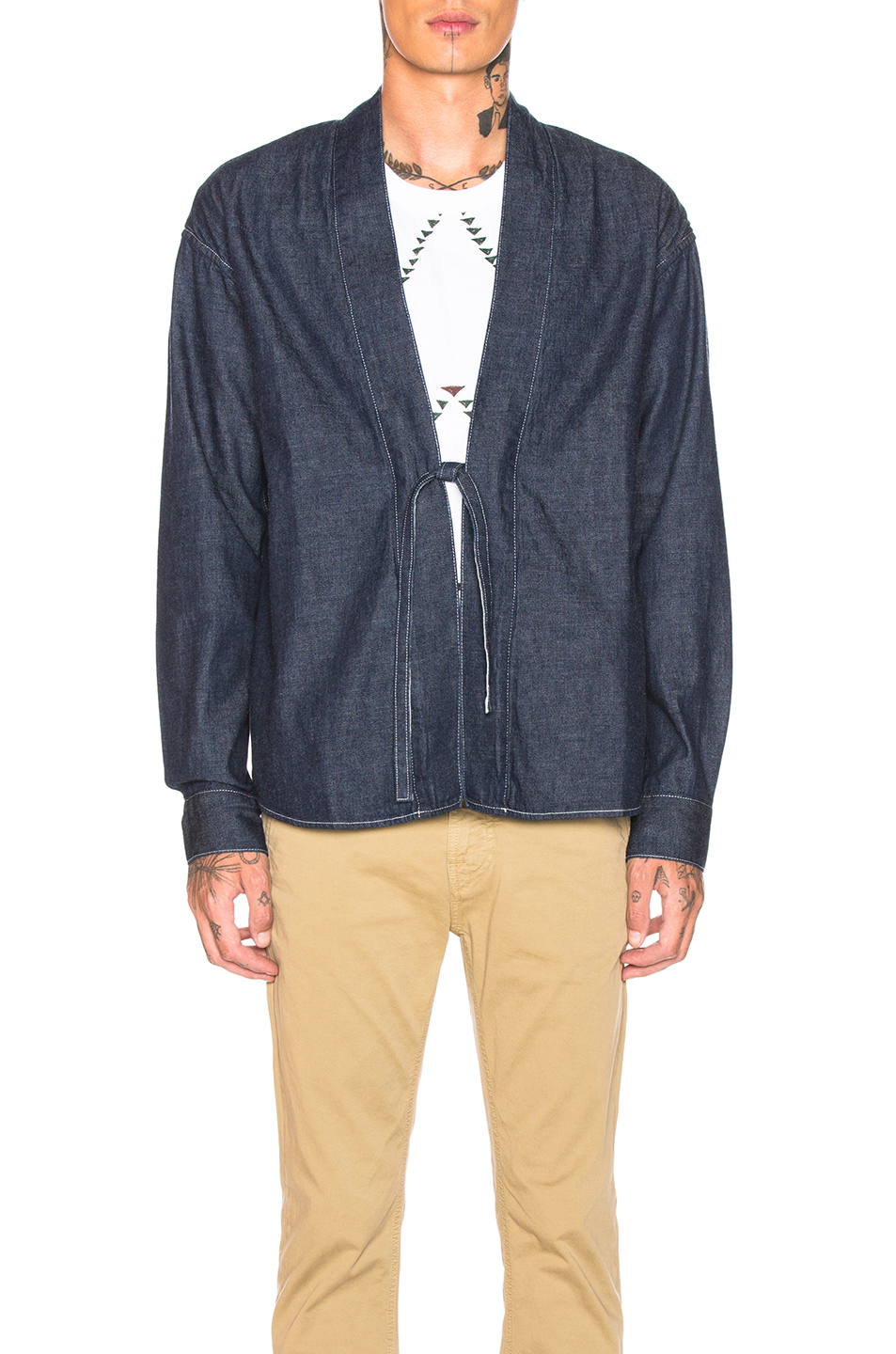 visvim lhamo shirt – one wash | fwrd