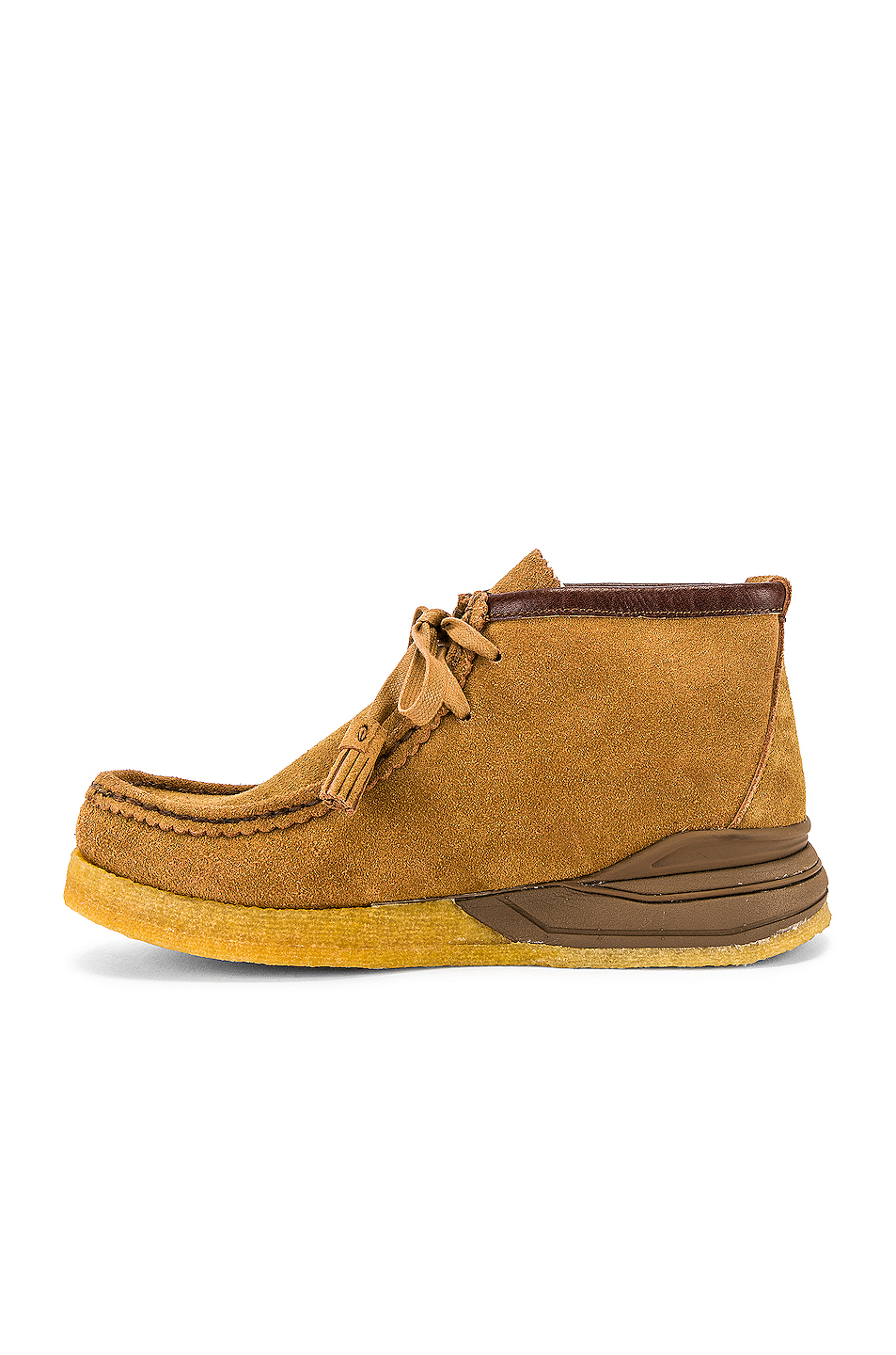 image 5 of visvim sneaker ankle moccasin in camel