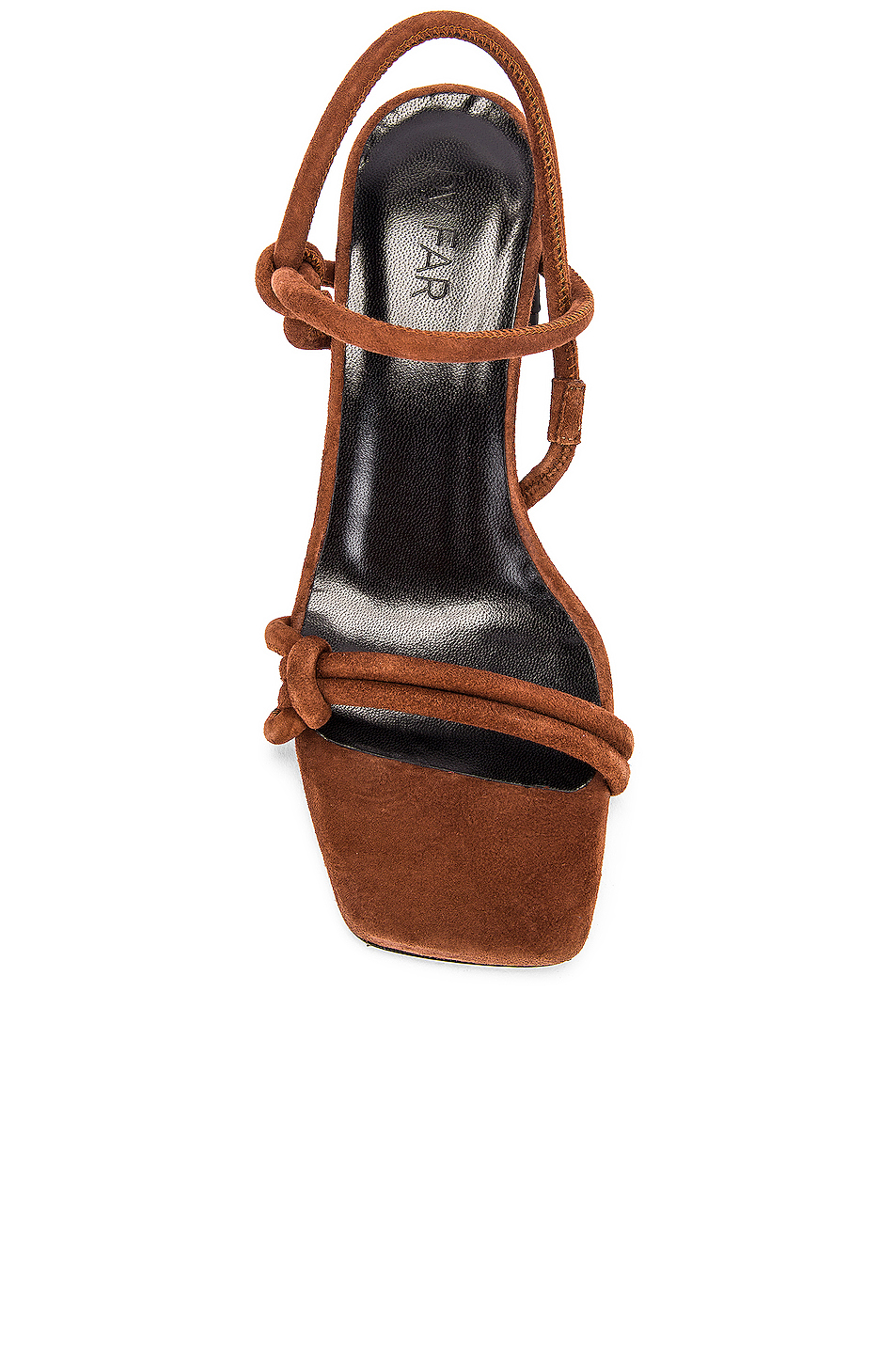 image 4 of by far charlie suede leather sandal in brown