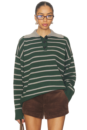 Clydie Polo Sweater ALL THE WAYS