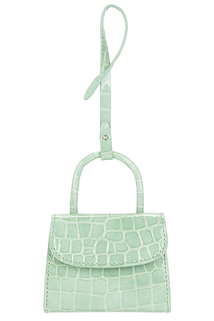 Mini Mini Croco Embossed Card Holder BY FAR AU$ 307.88 