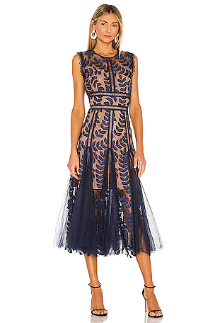 Saba Midi Dress Bronx and Banco