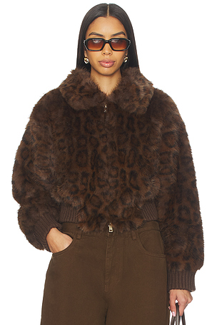 Hailey Faux Fur Bomber Bubish