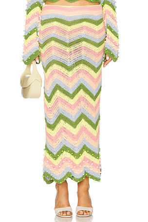 X Revolve Striped Skirt CeliaB