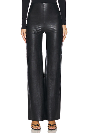 Faux Leather Wide Leg Pant Commando