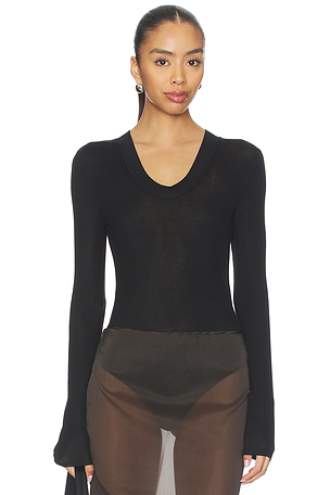 Circle Neck Bodysuit Entire Studios