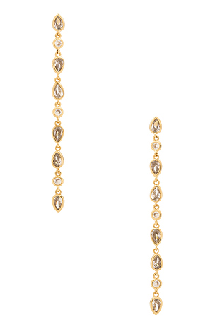 Linear Shine Drop Earrings Ettika