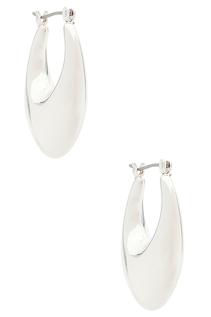 Chunky Oval Hoop Earrings Ettika