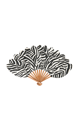 Large Palmette Leather The Classic Format Fan Eva Ventai