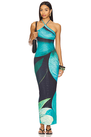 Dalia Halter Neck Dress Farai London