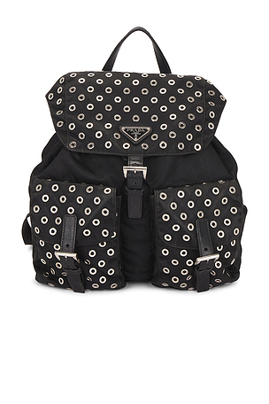 Prada Grommet Embellished Tessuto Backpack FWRD Renew AU$ 2,617.00 PRE-OWNED