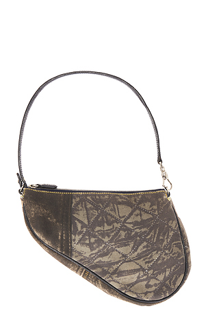 Dior Vintage Denim Saddle Bag FWRD Renew AU$ 2,078.20 PRE-OWNED