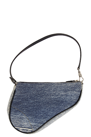 Dior Denim Saddle Bag FWRD Renew AU$ 1,531.71 PRE-OWNED