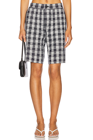 Gingham Bermuda Short Guest In Residence