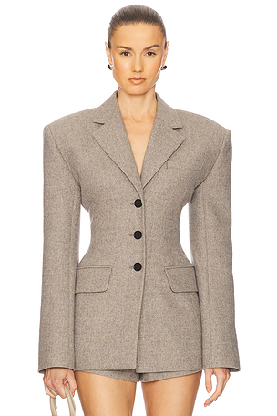 The Tweed S Curve Blazer Helsa