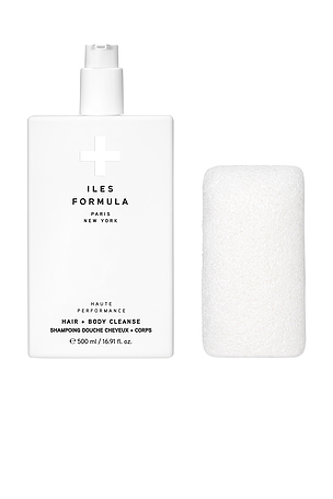 Hair + Body Cleanse With Body Sponge Iles Formula