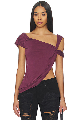 Cupro Draped Top Jaded London