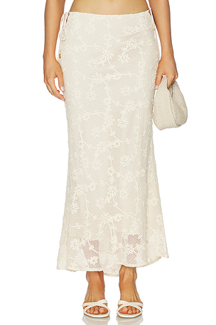 Lace Side Tie Maxi Skirt Kulani Kinis