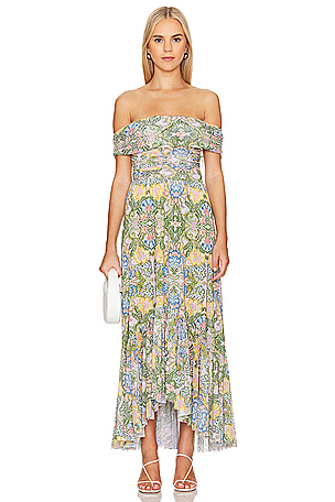 VESTIDO MIDI FIORELLA MISA Los Angeles