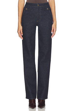 Stevie Jeans With Trouser Flap Pockets PAIGE