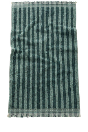 Pembroke Stripe Face Towel Piglet in Bed