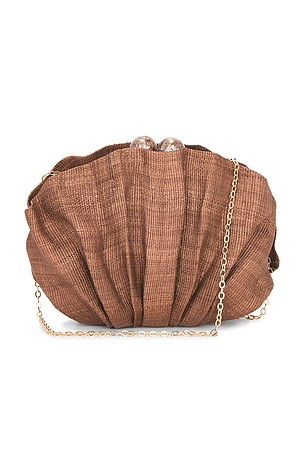 The Origami Shell Clutch Poolside