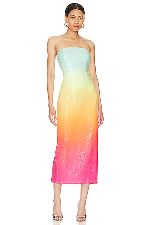 Malibu Midi Dress Runaway The Label