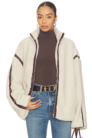 Tatum Teddy Contrast Jacket SNDYS