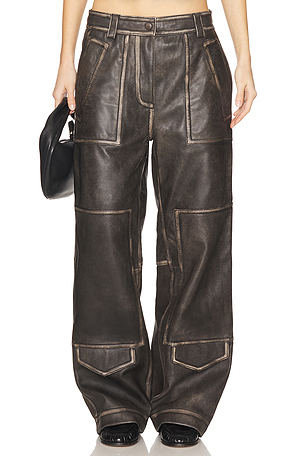 Clive Leather Pant Saks Potts