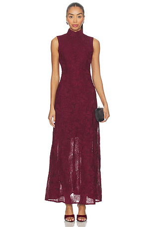 Flower Mesh Maxi Dress ROTATE