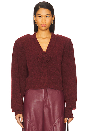 니트 퍼프슬리브 카디건 ROTATE