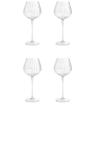 Madeleine Optic Red Wine Glasses Set Of 4 The Favorites