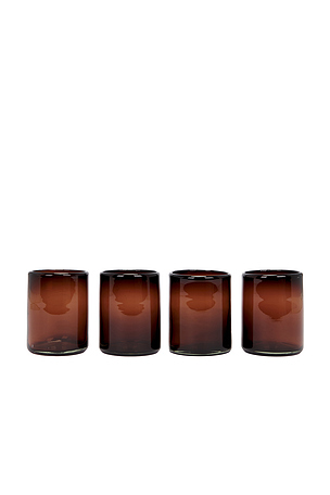 Set Of 4 Tamarind Handblown Glasses Verve Culture